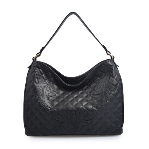 Tignanello - Sac bandoulière en cuir grainé noir