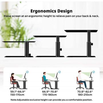 Soporte de monitor ajustable de metal