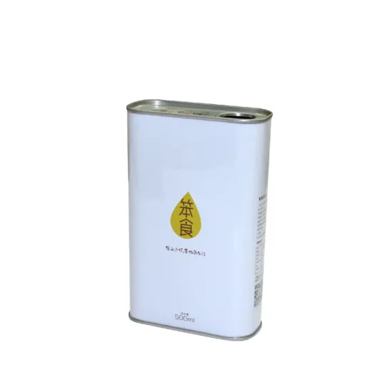 500ml Simple Designed Oil Metal Tin Can