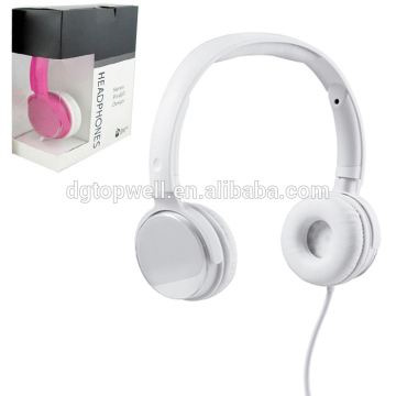 White color oem headset with logo
