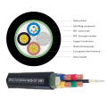 12cores GDXTW GDTS Composite Hybrid Fiber Optic Cable