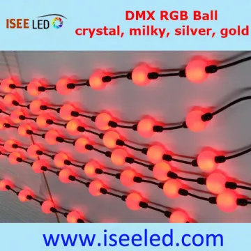 Decorative 50mm DMX 3D Pixel Balls String