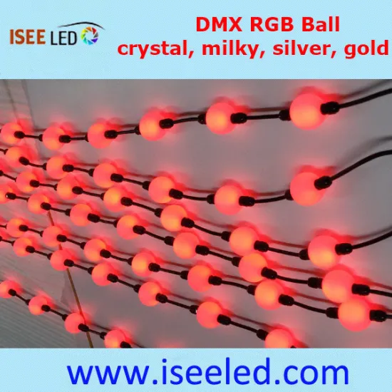 Decorative 50mm DMX 3D Pixel Balls String
