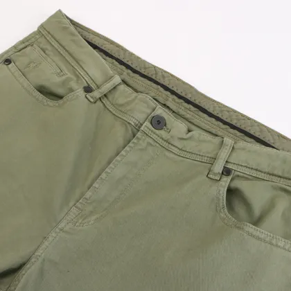 Five-pocket Design Cotton Chinos Pants