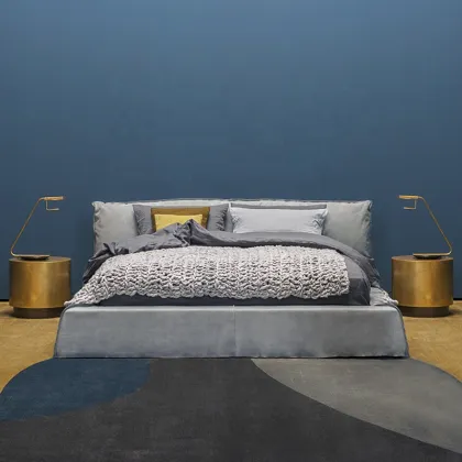 Minimalist Tatami Low Back Floor King Size Bed Designs