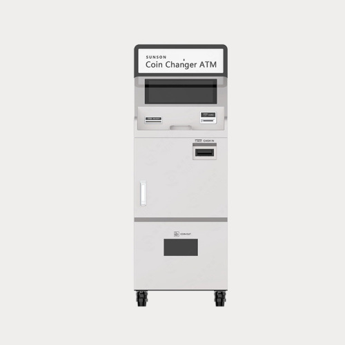 I-Standalone Self Service terminal ye-BASSNNOTE ku-Coin Exchange nge-UL 291 ephephile ne-Coin Dispenser