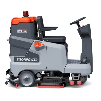 Bison Ride-On Driving Floor Scrubber