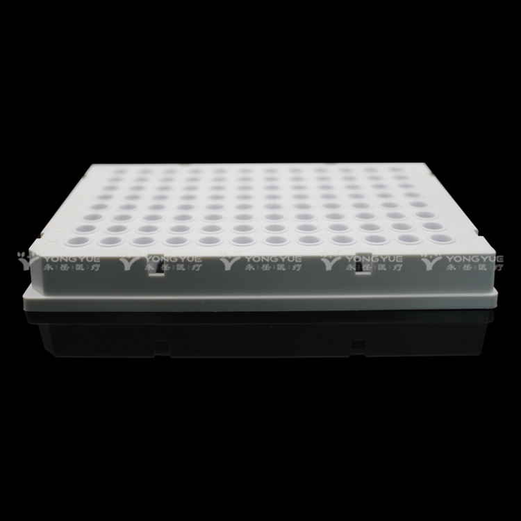 0 1ml 96 Well Pcr Plate Full Skirt White Frame White Tube