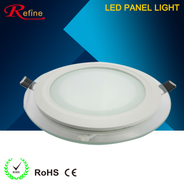 glass round led panel 6W 12W 18W 25W 8 inch round led panel light