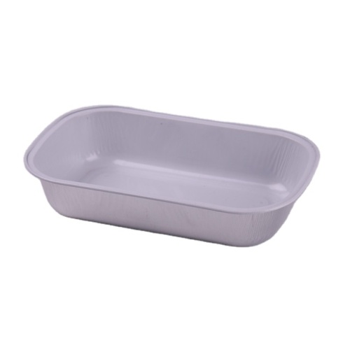 Disposable airline food service aluminum foil container