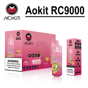 wholesale High quality vape Aokit RC 9000 Puffs