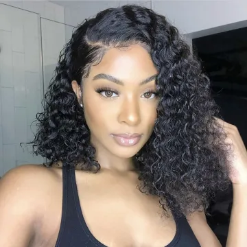 Pixie Cut Wigs Wholesale Virgin Vendors Unprocessed Short Bob Perruque Brazilian Body Wave Curly Lace Front Human Hair Wigs