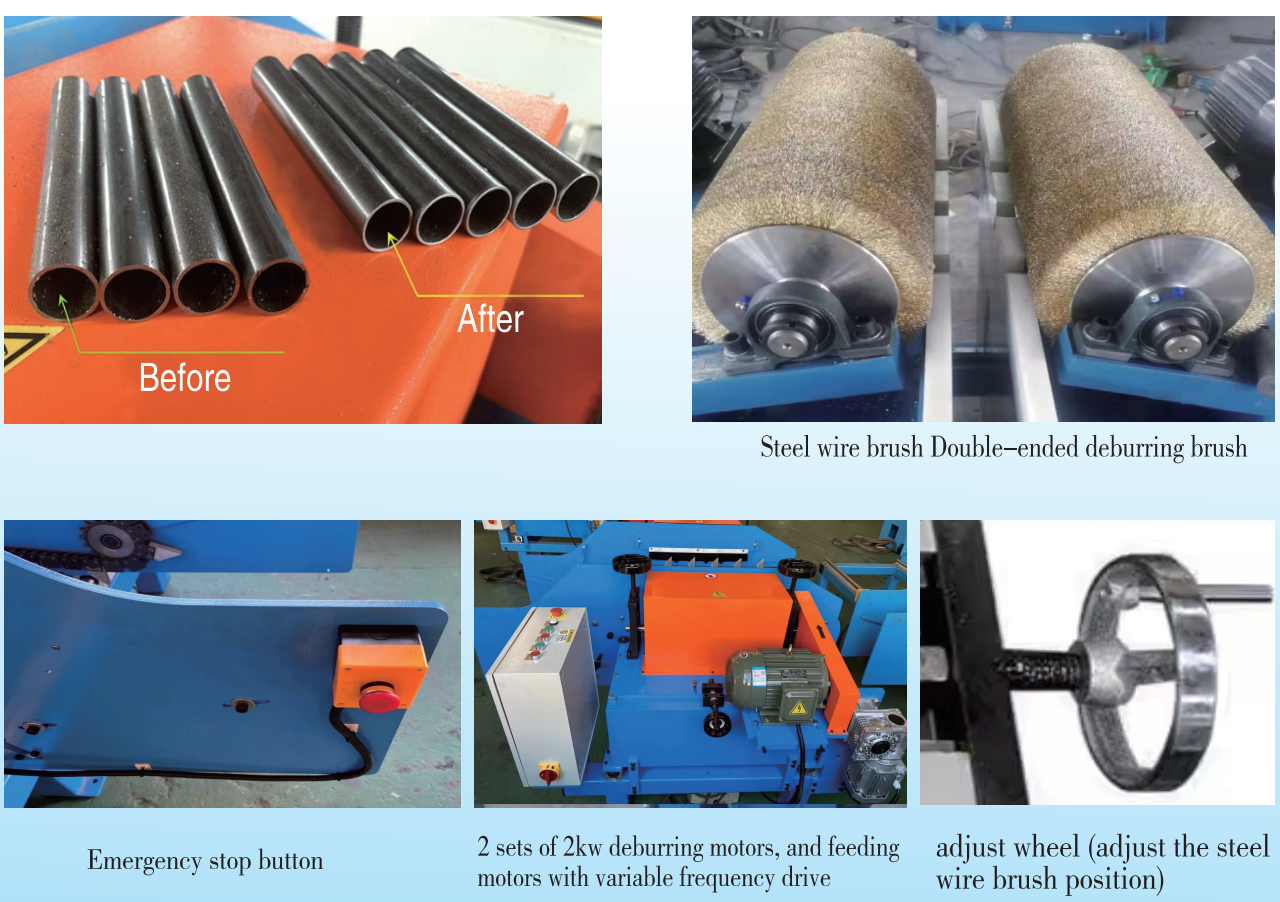 deburring machine for metal parts