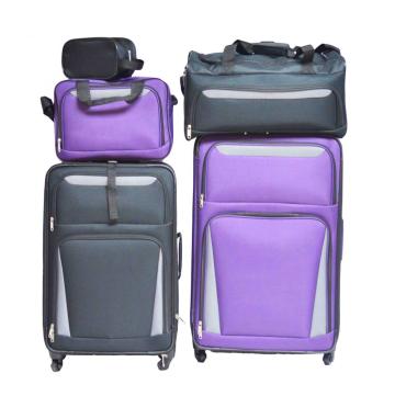 6 Pieces Expandable Upright Trolley Case Set