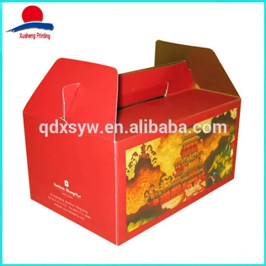 Matt Printed Packaging Carton Handles