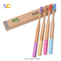 Hot Selling Bamboo Toothbrush Round Handle