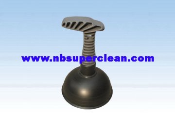 Plastic toilet plunger, mini toilet pumper with rubber sucker