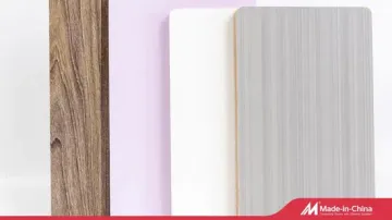 Fabricado En China 18mm Laminated/Melamine Plywood with Wood Grain for Cabinet