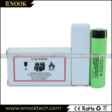 3.7V  Panasonic NCR18650B 3400mAh Rechargeable Battery