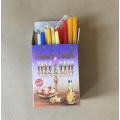 Jewish Smokeless Colorful Hanukkah Candles