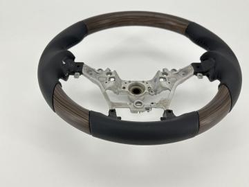 car interior steering wheel