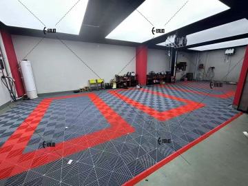 Enlio Garage Flooring PP Interlocking Tiles