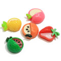 Verschiedene Art Obst geformte flache Rückseite Kawaii Harz Cabochons handgemachte DIY Ornamente Schleim Charme Dekoration