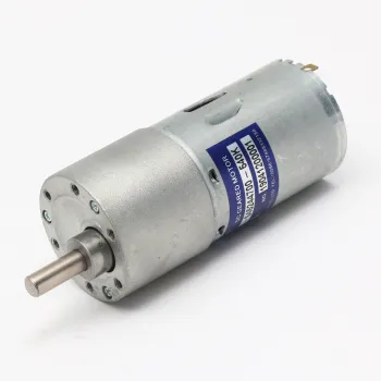 37mm High Torque Low RPM DC Gear Motor for Robots (24V/12V)