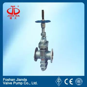single disc flat gate valve application power station