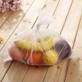 SuperMarket Flat Plastic Bottom Bag with Gusset for Fruit and Vegetable