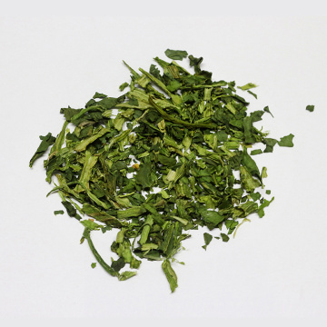 Hot air drying dehydrated spinach grains