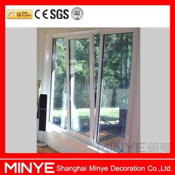 tilt turn PVC window with plastic steel/Plastic window with tilt up