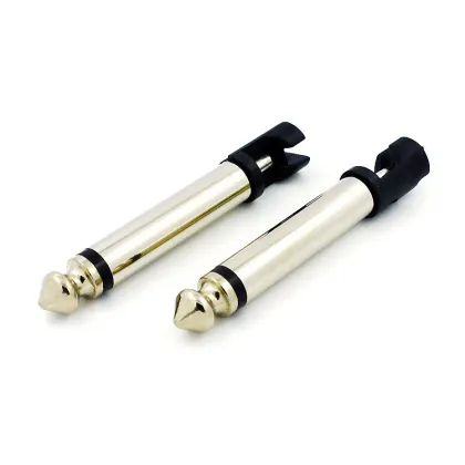 6.35mm Microphone CK Socket Audio Video Interface Gold-Plated Microphone Base