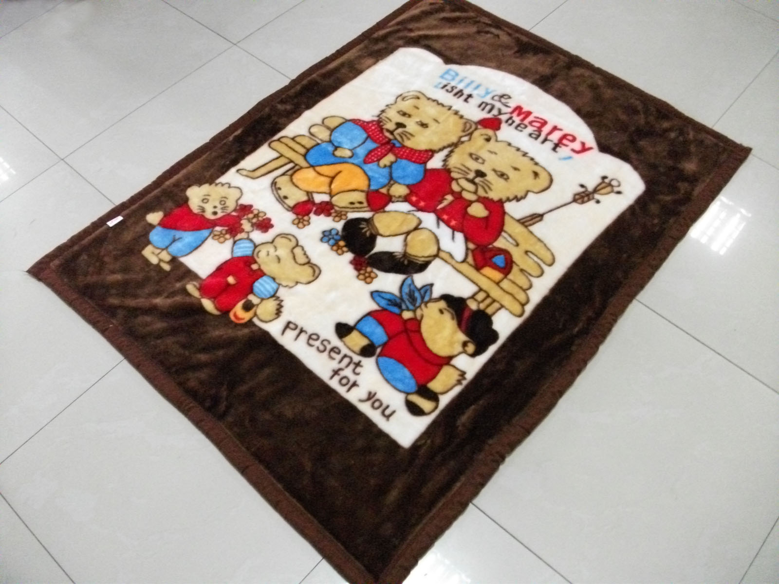 Cartoon patterns baby blanket