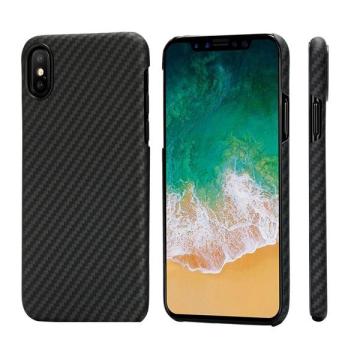 Caso da fibra de Aramid do iPhoneX do aperto 3D com ímã