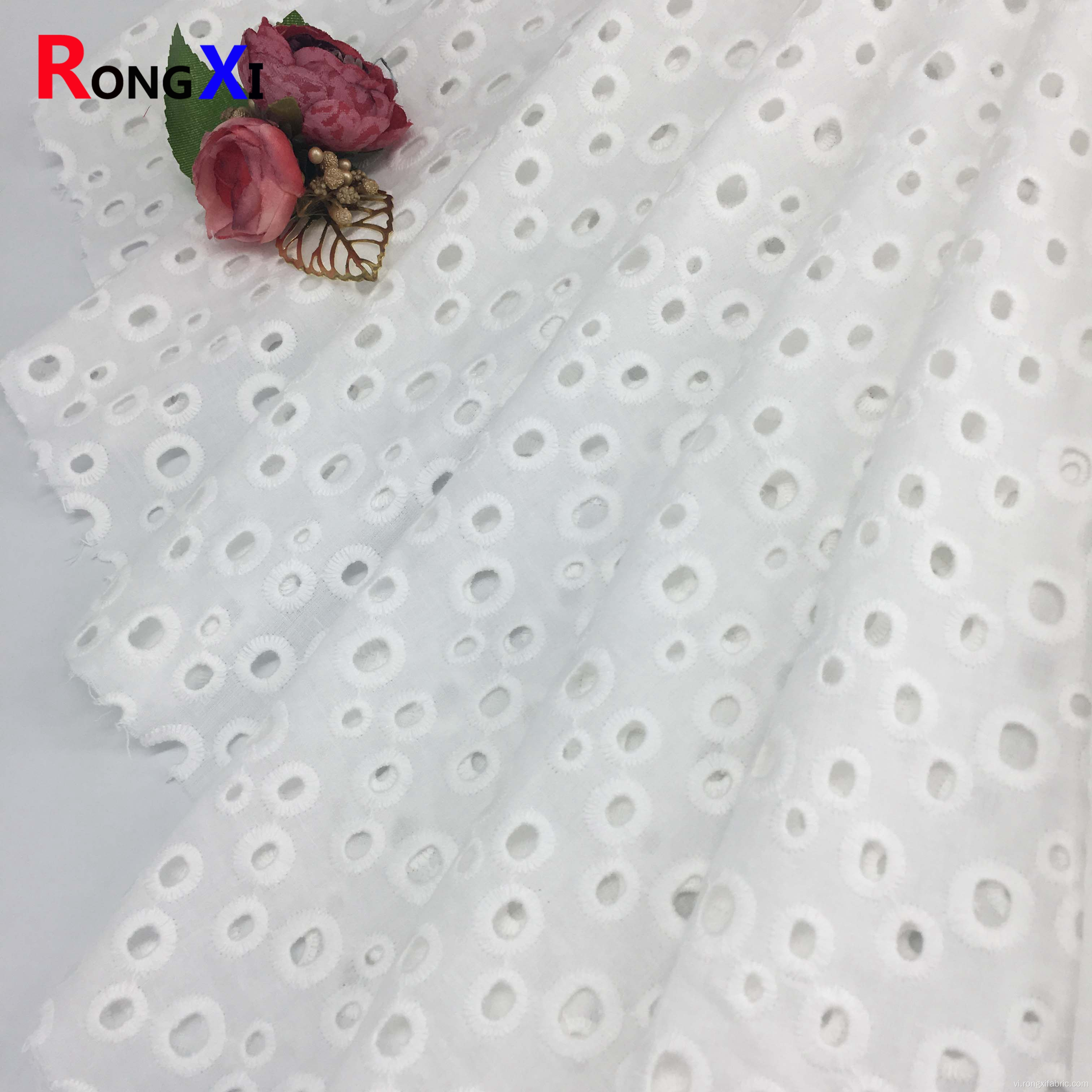 Vải cotton có thể tái chế Vải cotton trắng Vải cotton tùy chỉnh