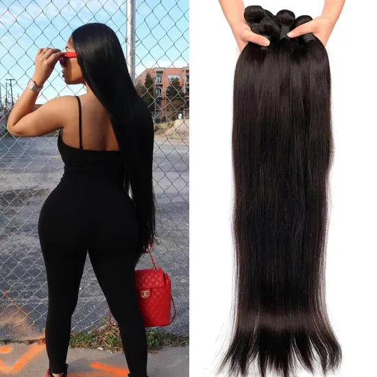 Wholesale Unprocessed Virgin Cuticle Aligned Human Hair WeaveBundles Cheap Raw Indian  Double Drawn Human Hair Extension Vendor