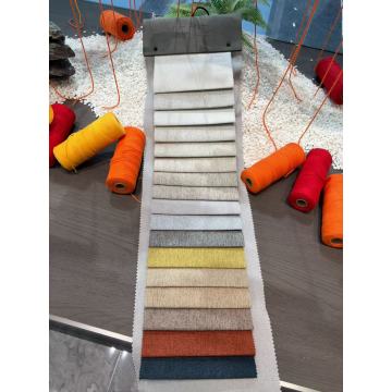 Tela de sofá de lino resistente y duradera.