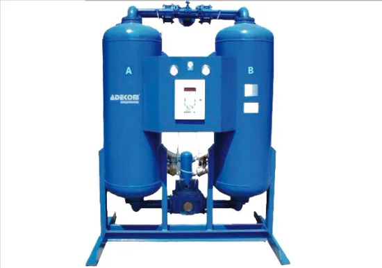 Wall Mounted Heatless Machine Zero Purge Desiccant Dryer