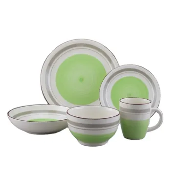 2022 Wholesale Hotel Hand Painted Ceramic Plates Tableware