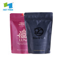 Square Bottom Plastic Bag For Coffee Packaging With Valve