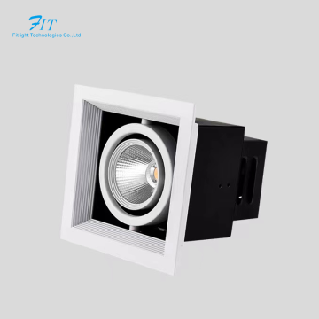 LED Grille Downlight Indoor Lighting for Living Room - Recessed LED COB Downlight