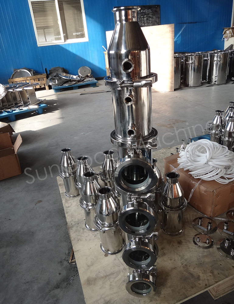 stainless steel moomshine still reflux column