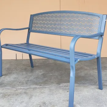 Durable Outdoor Garden Bench Chairs - Customized Iron Patio Furniture