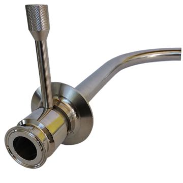 Υγειονομική 316 ανοξείδωτο χάλυβα DN80 Tri-clamp περιστρεφόμενο βραχίονα