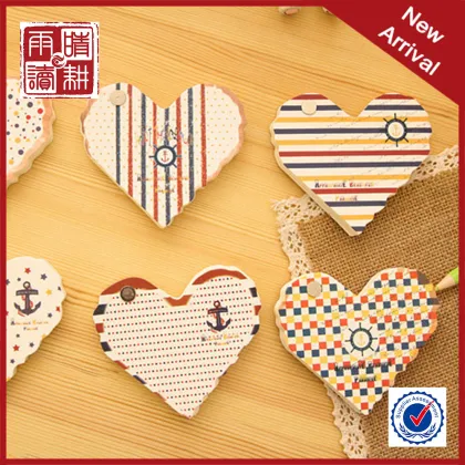 cute creative buckle heart shape note pads / Note Paper