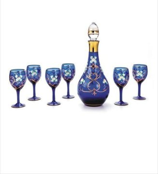 Wedding Decrotive Decal, Paint Wine Glass Gift Sets / Customized Stemless Glassware