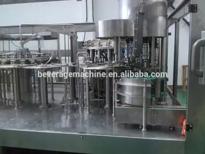 juice/tea drinking beverage rinsing/ hot filling/capping machine