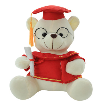 Orsacchiotto personalizzato con cappello - bambola di lussureggiante regalo di laurea