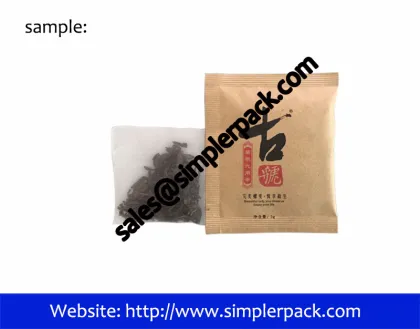 Rectangle Nylon Bag Lapsang Souchong Tea Packaging Machine with Outer Envelop